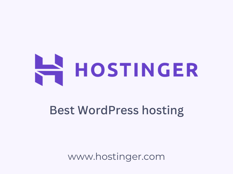 Hostinger - Best WordPress hosting